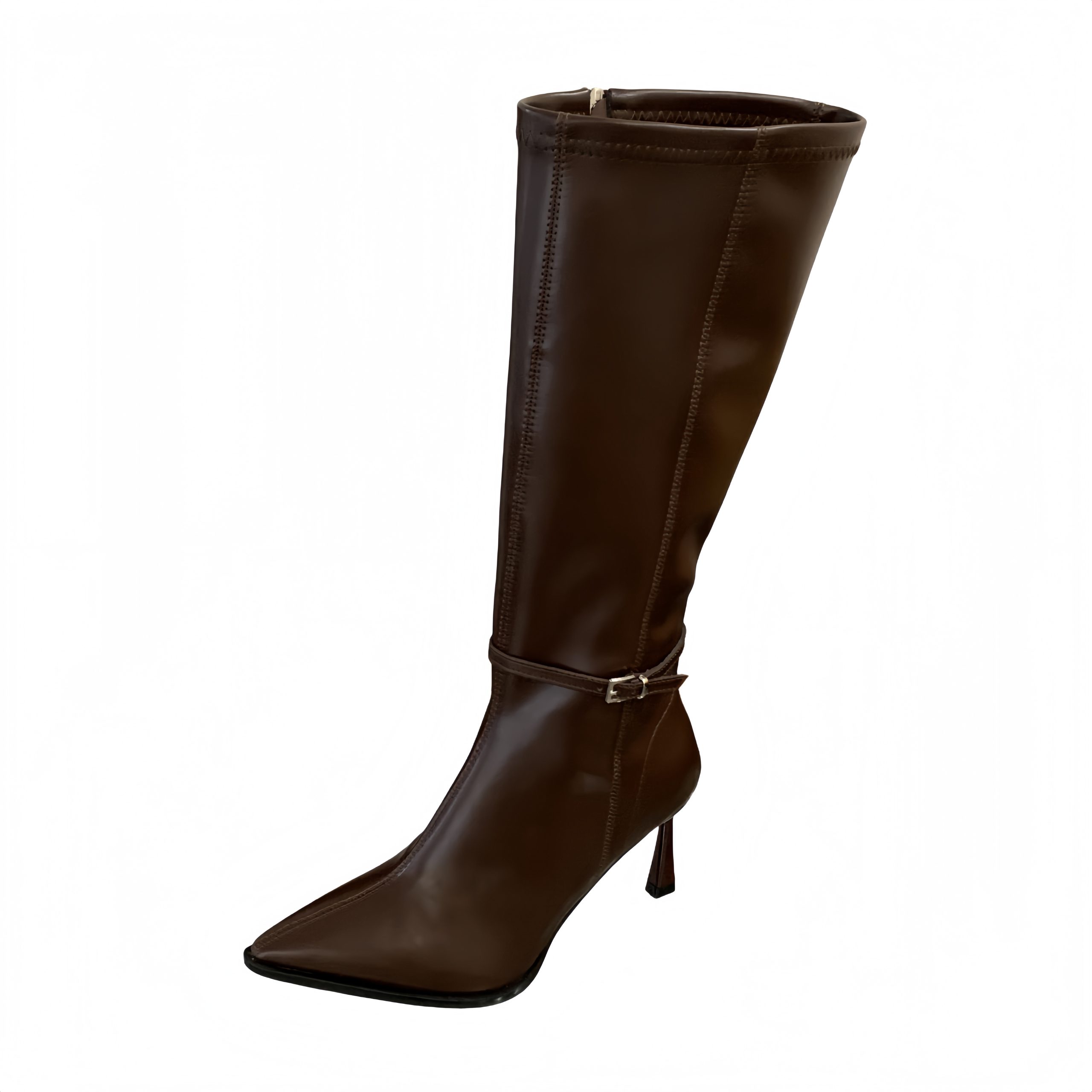 2025-autumn-new-retro-petite-pointed-toe-ankle-strap-korean-slim-high-heel-tall-boots-for-women-style-2d3d4f_4 2025 Autumn New Retro Petite Pointed Toe Ankle Strap Korean Slim High Heel Tall Boots for Women - Style 2d3d4f