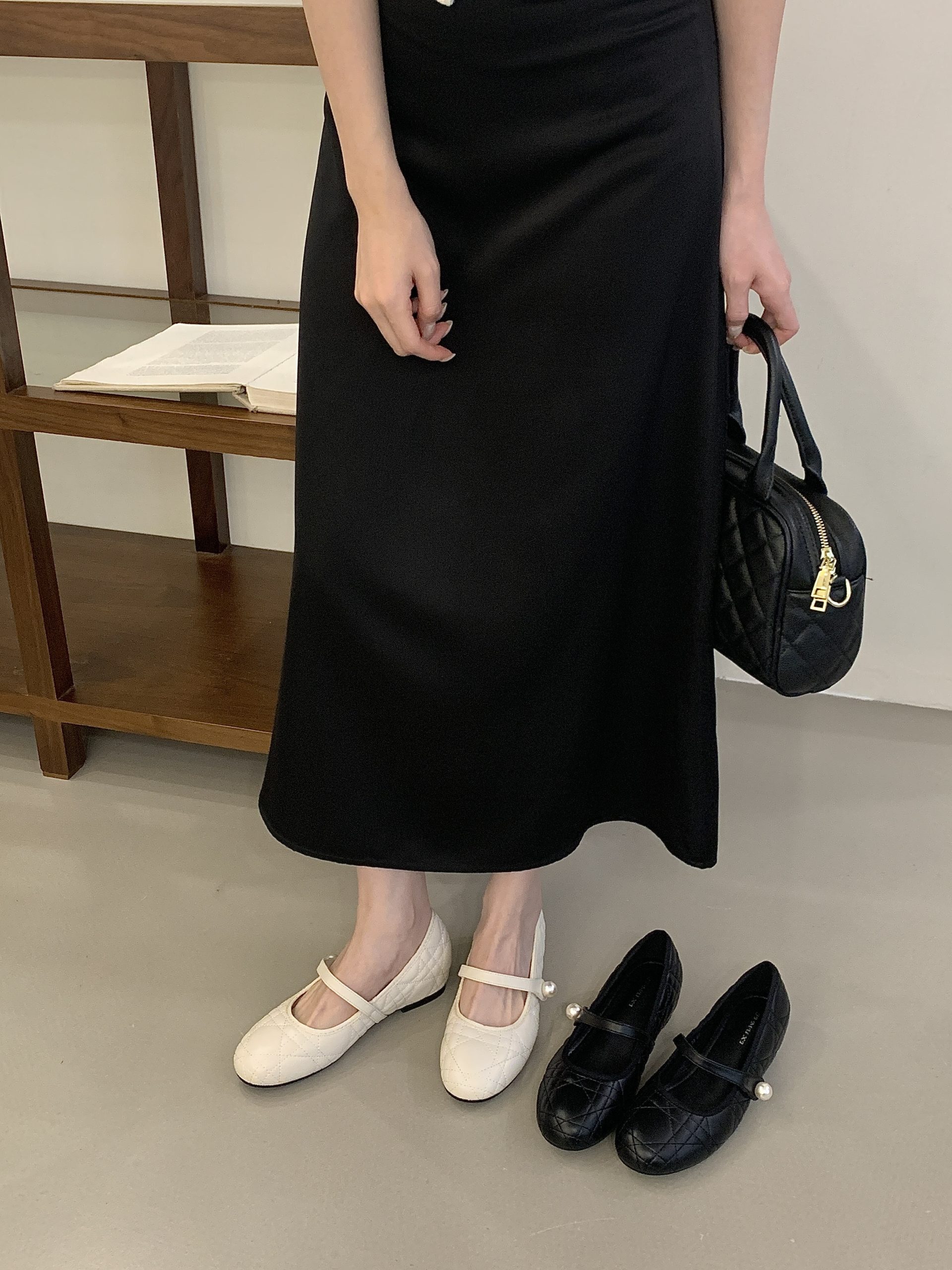 2026 New Spring Diamond Pattern French Mary Jane Shoes with Hidden Heel Comfortable Low Heel Women's Shoes