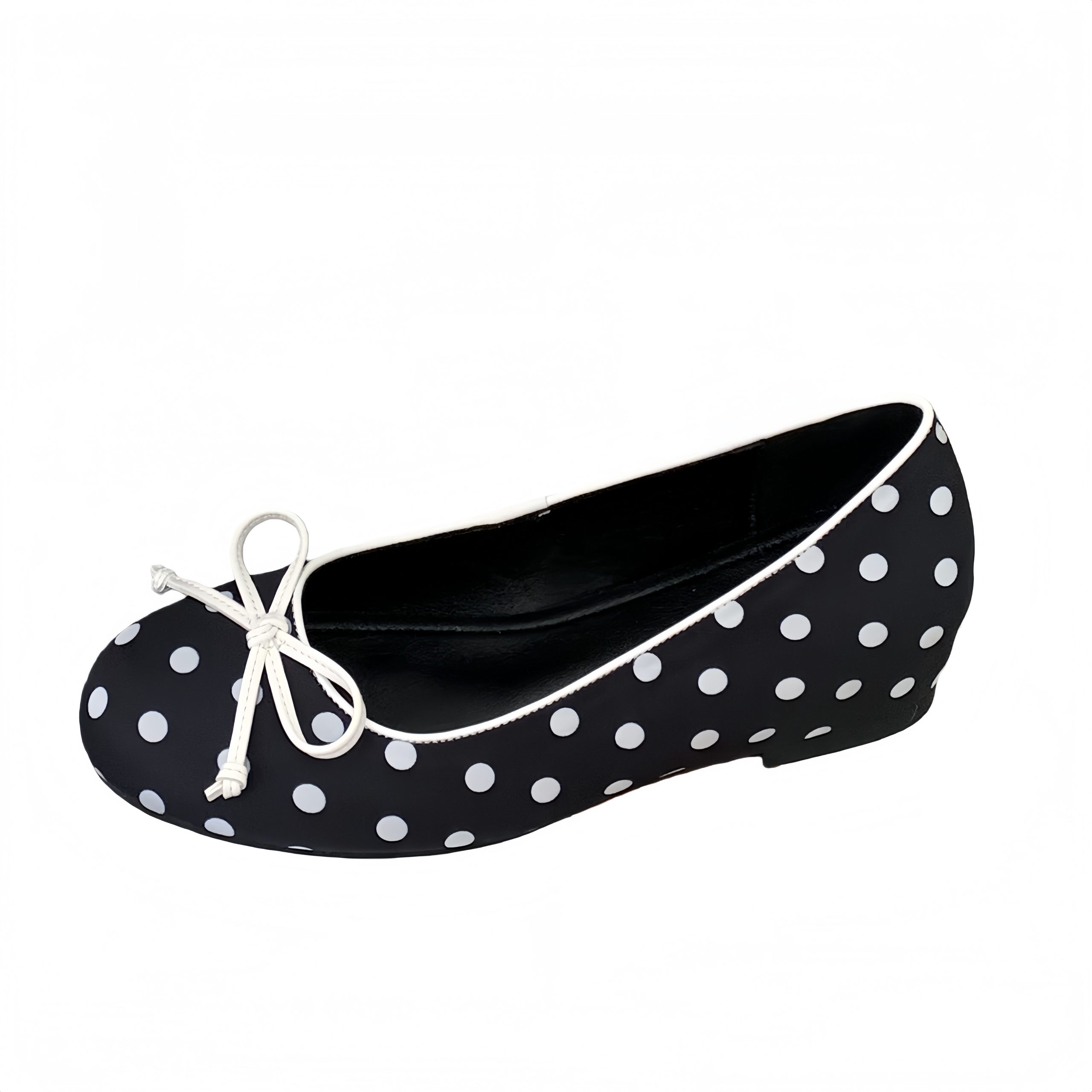 2026 Spring Autumn Satin Polka Dot Raised Heel Women's Shoes All Season