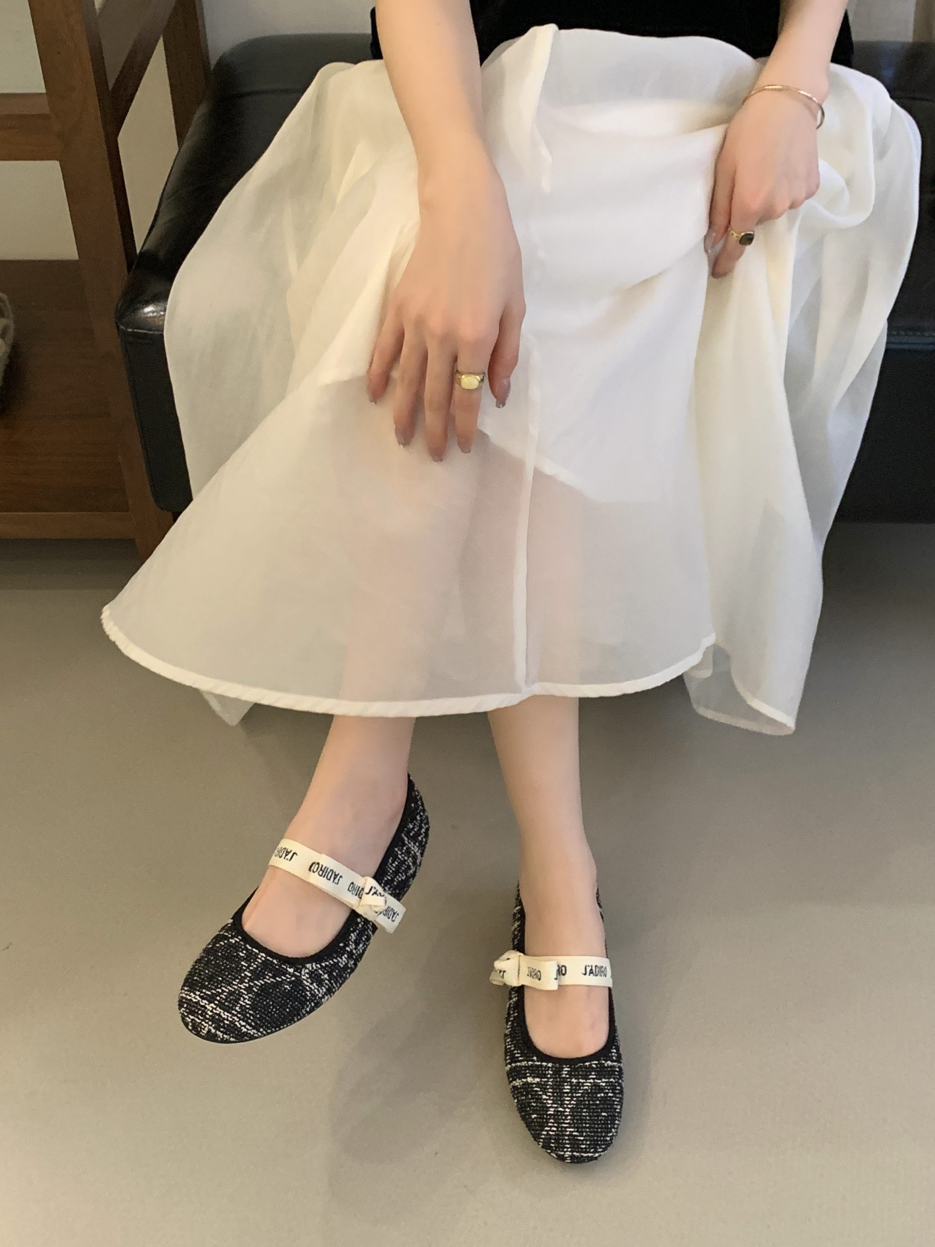 2026 Spring French Chic Mary Jane Shoes for Women, Round Toe, Hidden Wedge Heel, Girl Style, One-Strap, PU Lining
