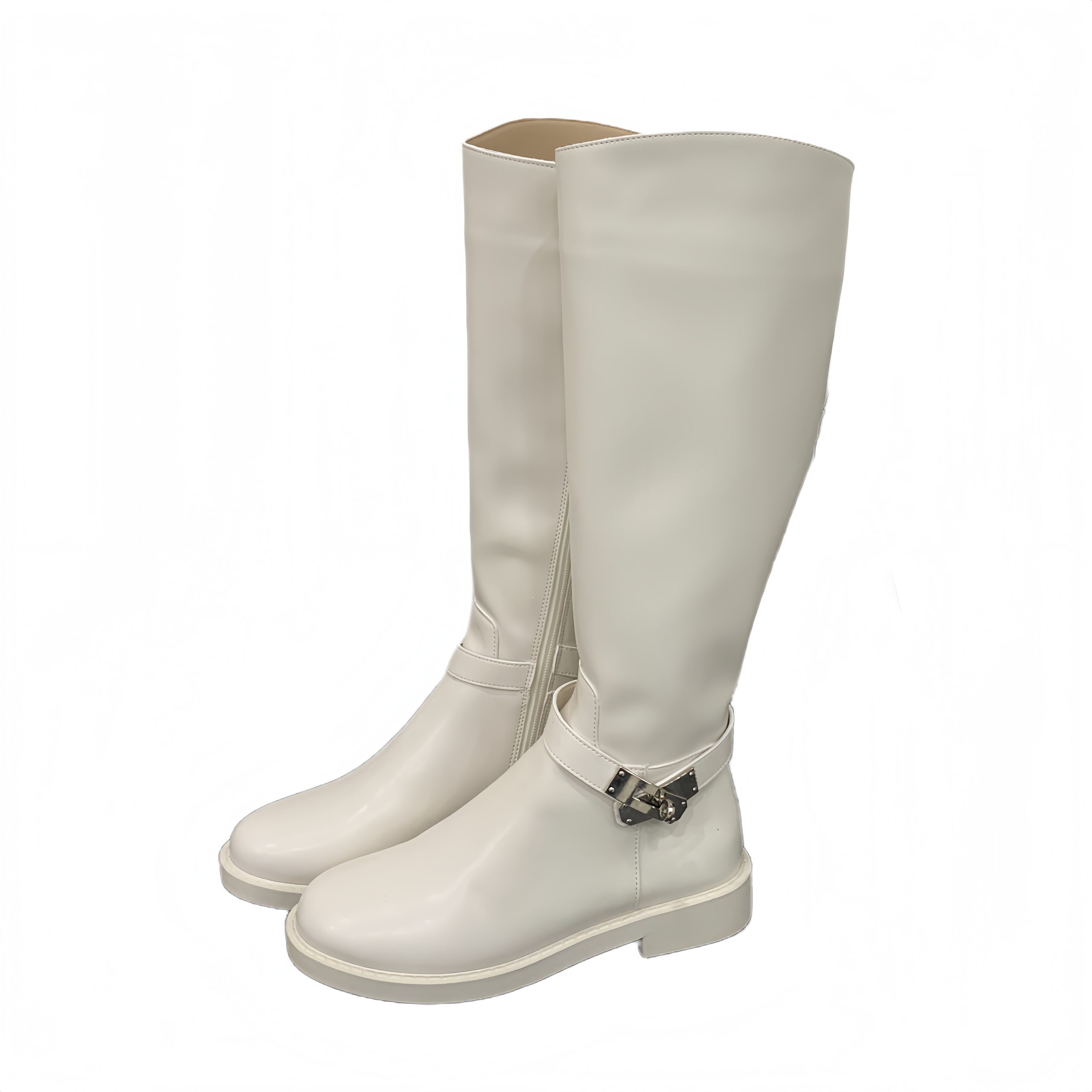 niche-design-riding-boots-2025-new-slim-fit-round-toe-flat-high-tube-fashion-boots-for-women_4 Niche Design Riding Boots 2025 New Slim Fit Round Toe Flat High Tube Fashion Boots for Women